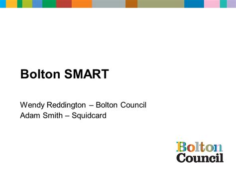 bolton smart card|Bolton Council launches UK's first multi.